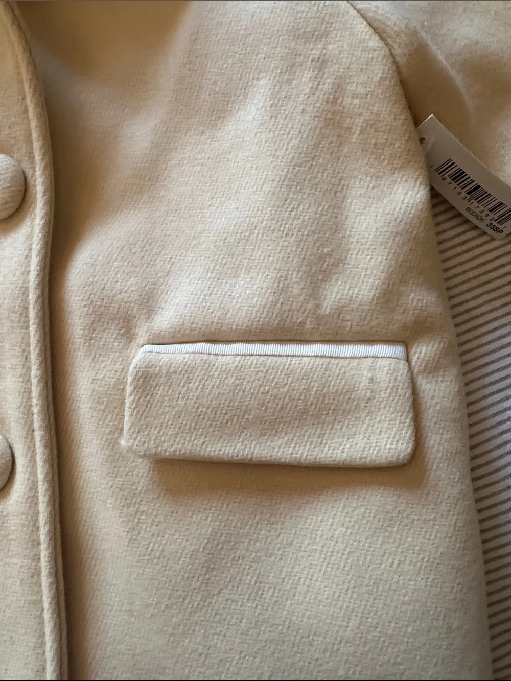 Sofia Grainge for Amazon Children's Cream Button-Front Coat - Classic Style